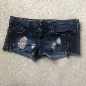 Frankie b denim shorts